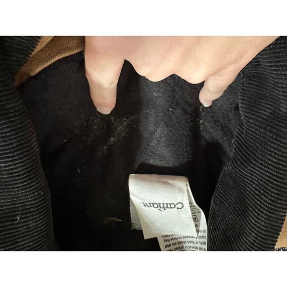 VTG Carhartt J14 BRN Santa Fe Western Work Barn Coat Jacket Men Large Canvas - Picture 7 of 13